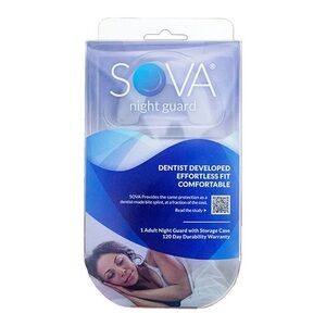 SOVA 3D Teeth Grinding Dental Mouth Guard with Case - Mold at Home